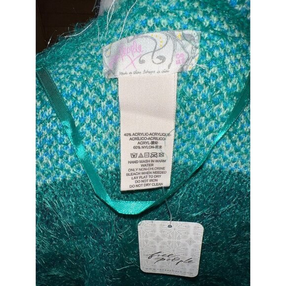 Free People Green Boho Kimono Shawl — OS - Picture 6 of 7